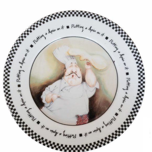 Set  of Three Mud Pie 8" Saucers - Picture 2 of 4